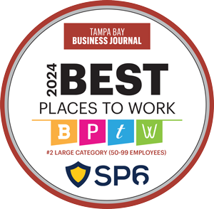 Tampa Bay Business Journal Best Places to Work 2024 Award