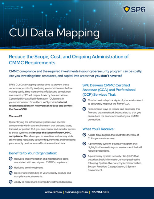 CUI Data Mapping Services